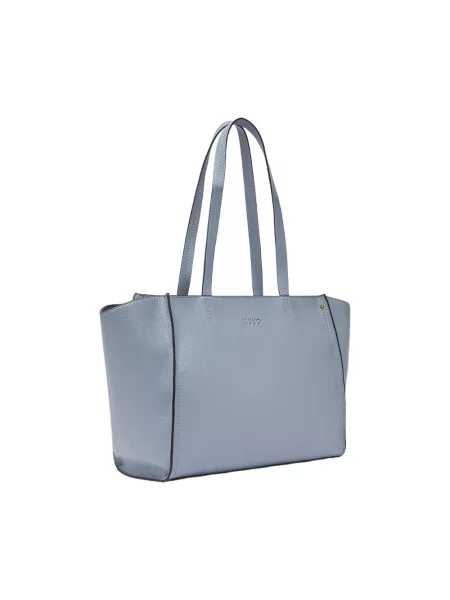 Liu Jo torebka shopper z imitacji skóry niebieska