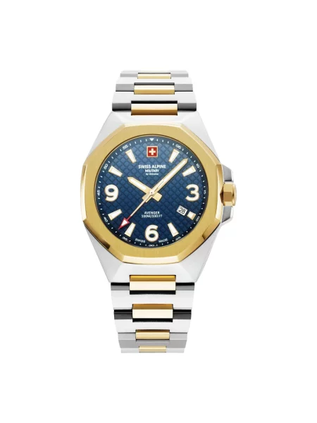 Lniany zegarek Swiss Alpine Military żółty