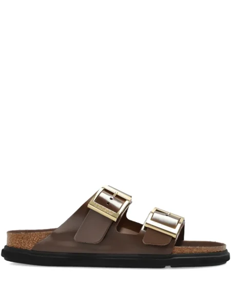 Sandale Birkenstock cu cataramă maro