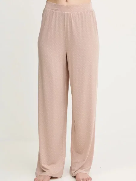 Долнище на пижама BOSS бежово