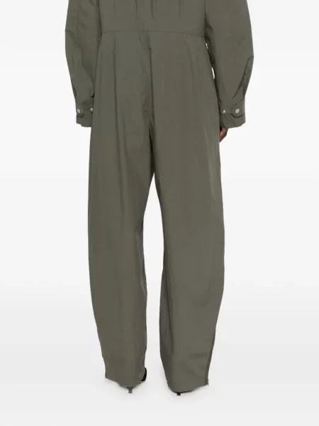 Salopetă Fendi din canvas verde