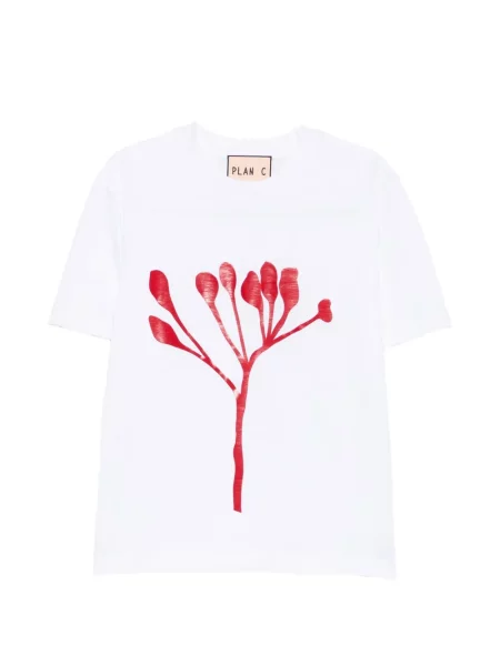 Tricou Plan C cu imagine alb