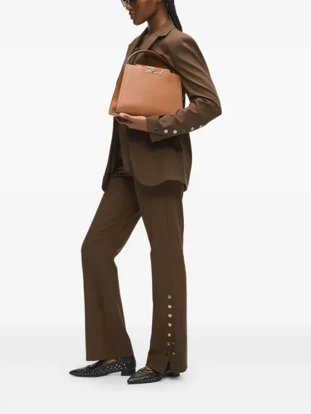 Pantaloni Karl Lagerfeld maro
