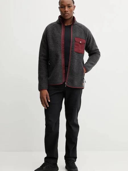 Однотонный лонгслив Fjallraven черный