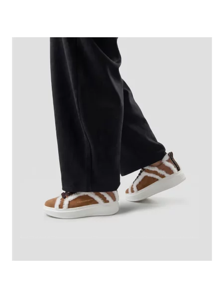 Sneakersy Alexander Smith skórzane brązowe