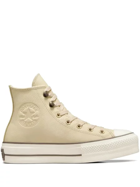 Sneakerși Converse Chuck Taylor All Star din piele cu autograf alergare negru
