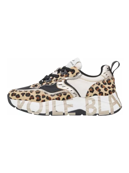 Sneakersy Voile Blanche skórzane beżowe
