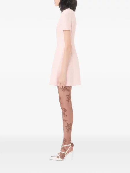 Bouclé rochie Valentino Garavani roz