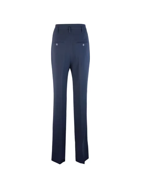 Cu centură pantaloni Max Mara albastru