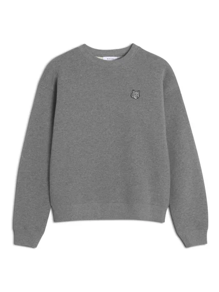 Bluza Maison Kitsune z dżerseju szara