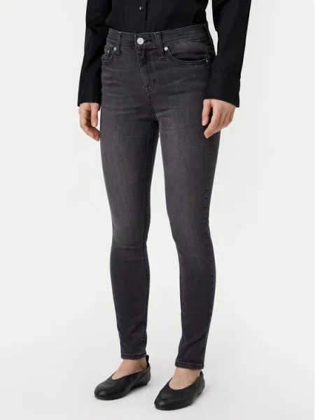 Tommy Jeans Blugi Nora Skinny Fit gri