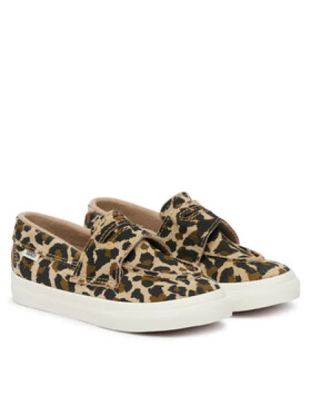 Dětské polobotky Vans béžové