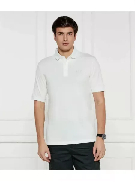 Armani Exchange Tenisz póló fehér