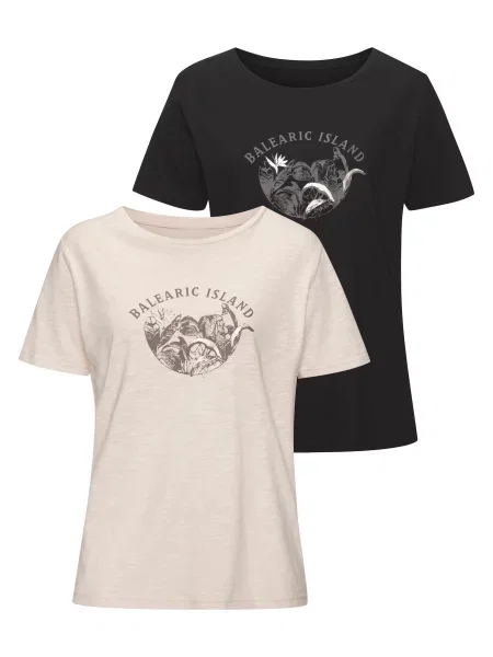VIVANCE by LASCANA Tricou negru