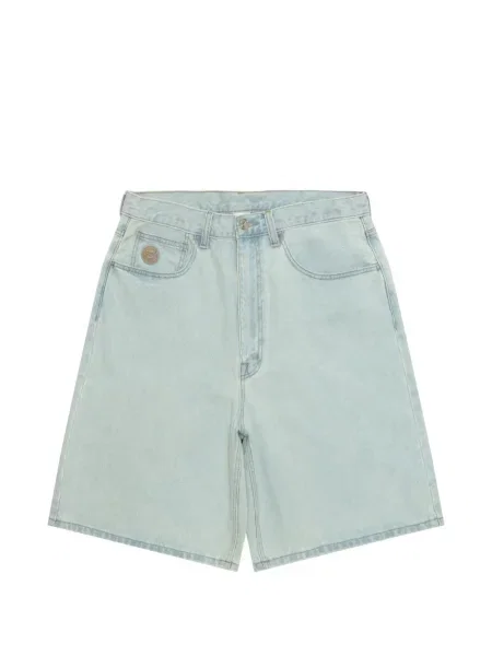 Džínové šortky Aape By *a Bathing Ape® s výšivkou modré