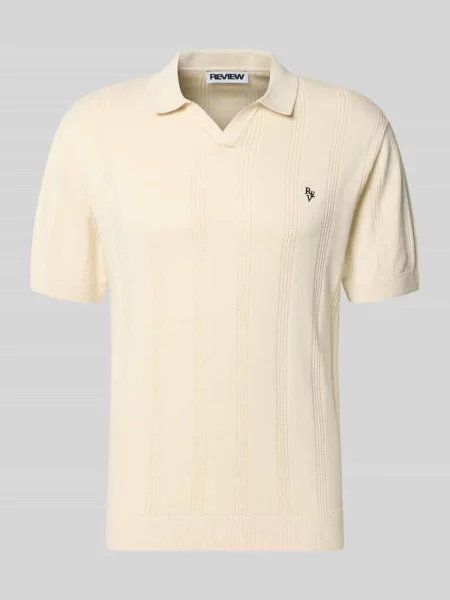 Koszulka polo o kroju regular fit z wyhaftowanym logo Review
