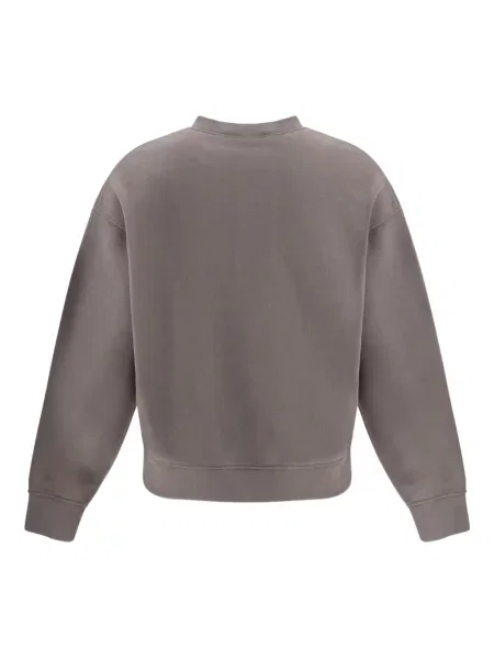Hanorac crewneck Palm Angels cu aplicații teddy gri