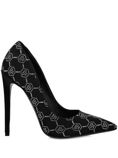 Pantofi cu toc Philipp Plein negru