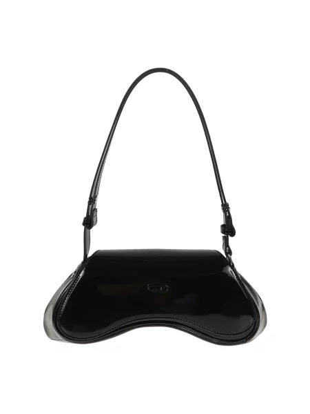 Torebka crossbody Diesel biznesowa czarna