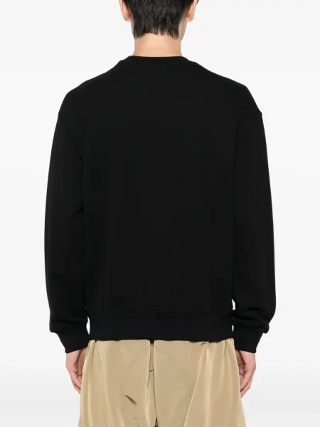 Hanorac Maison Kitsune cu broderie negru