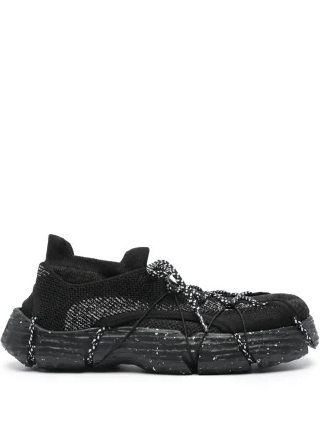 Sneakerși Camper cu șireturi din dantelă negru