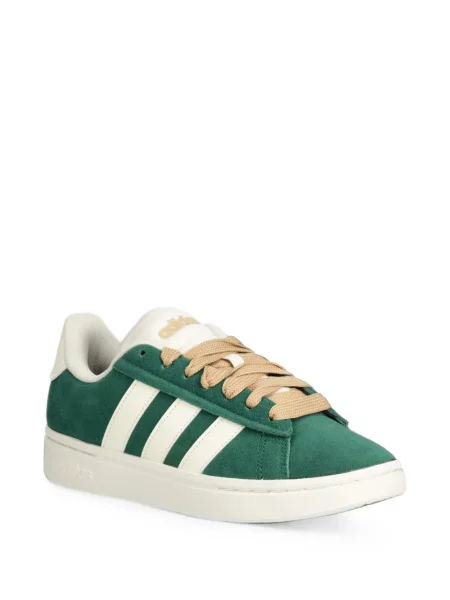Pantaloni Adidas tricotate cu autograf alergare albastru