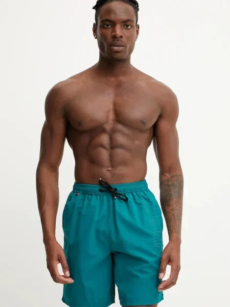 Плувни шорти Superdry зелено