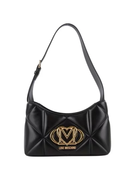 Love Moschino torebka z imitacji skóry czarna