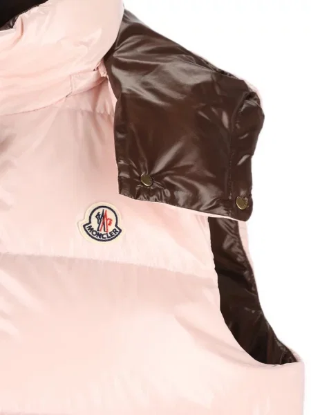 Scurt vestă din puf Moncler roz