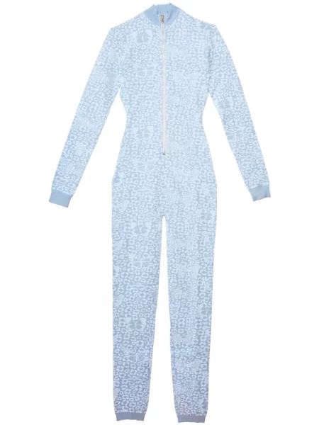 Jacquard kombinezon Fleur Du Mal plava