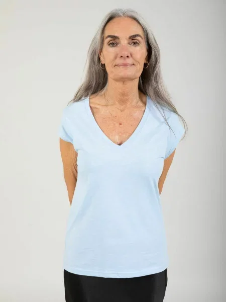 Coster Copenhagen Top CC deschis albastru