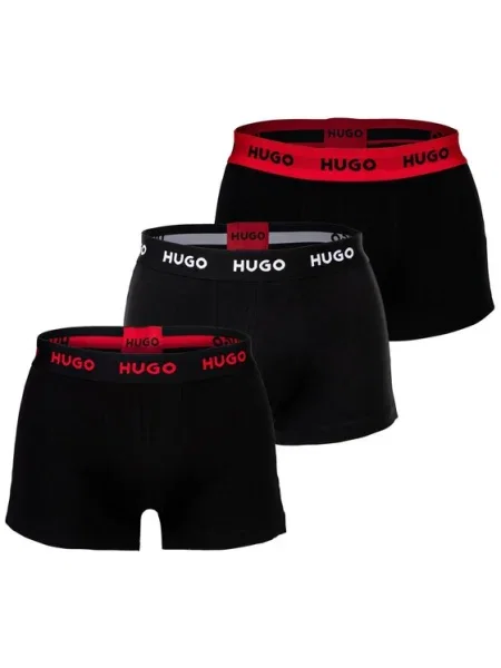 HUGO Боксерки Червен сиво