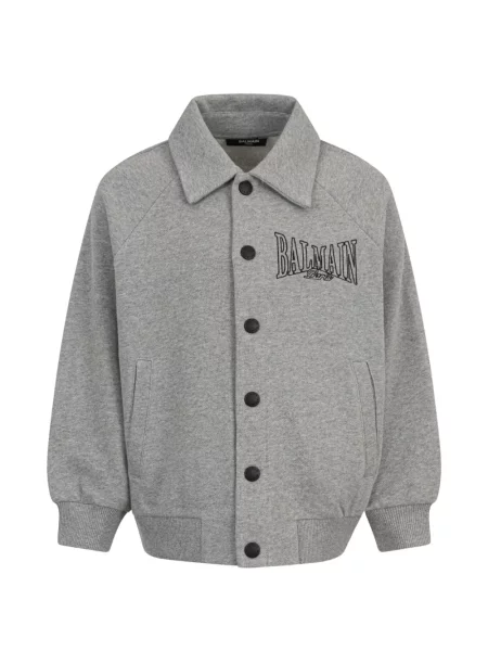 Kurtka bomber dziecięcy Balmain szary