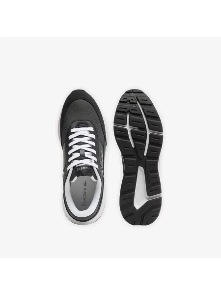 Lacoste Sneakersy Run Set Cgr Bar Ciemnoszare szary