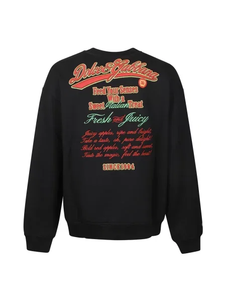 Bluza Dolce And Gabbana z nadrukiem czarna
