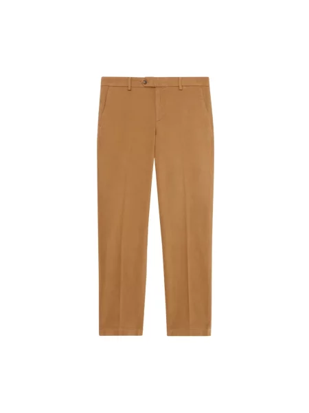 Сhinosy Brooks Brothers z twillu pomarańczowe