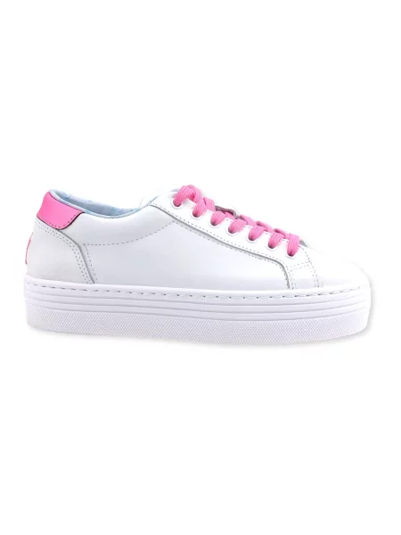 Sneakersy Chiara Ferragni Collection na platformie retro białe