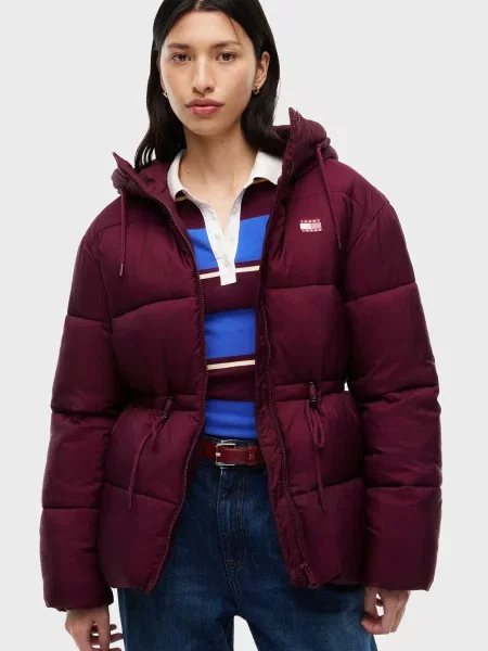 Джинсова куртка Tommy Jeans з капюшоном