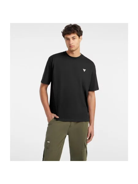 Koszulka z krótkim rękawem damska Guess Mini Triangle XS czarny