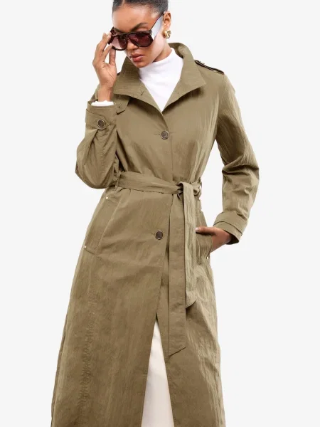 Lipsy Palton de primăvară-toamnă kaki