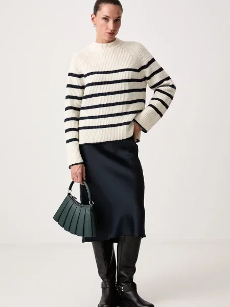Levi's pulover z volno FRIDA WOOL CREWNECK bež