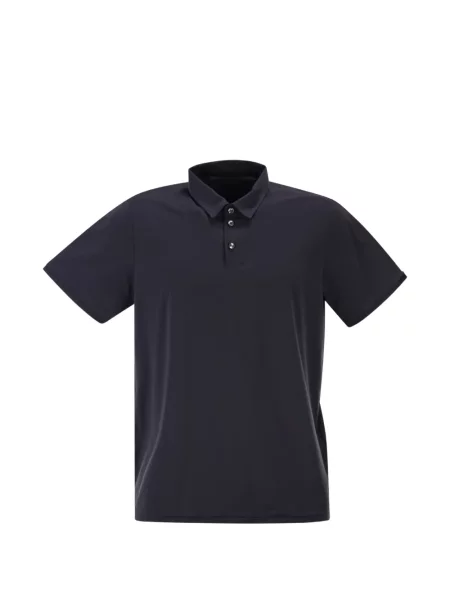Tricou polo Roberto Ricci Designs din țesătură twill cu autograf albastru