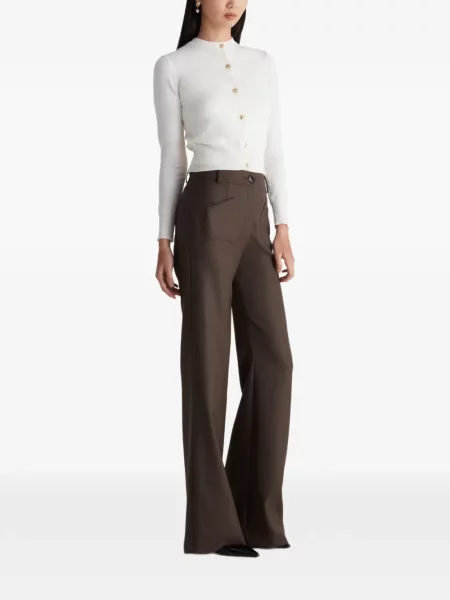 Pantaloni Violante Nessi evazate maro