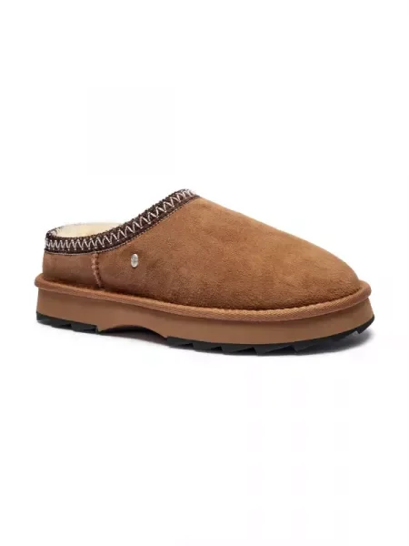 EMU Australia De piele mules încălțăminte Sharky Scuff cu adaos de lână