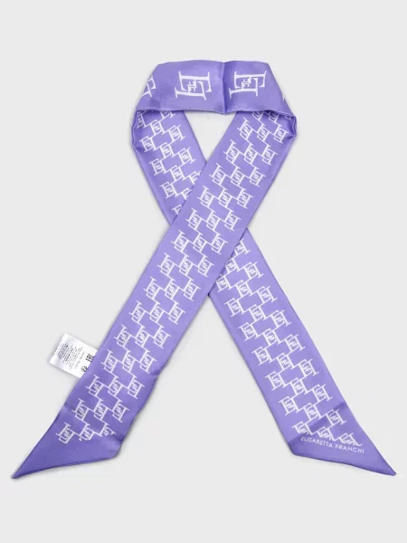 Хустка Elisabetta Franchi фіолетова