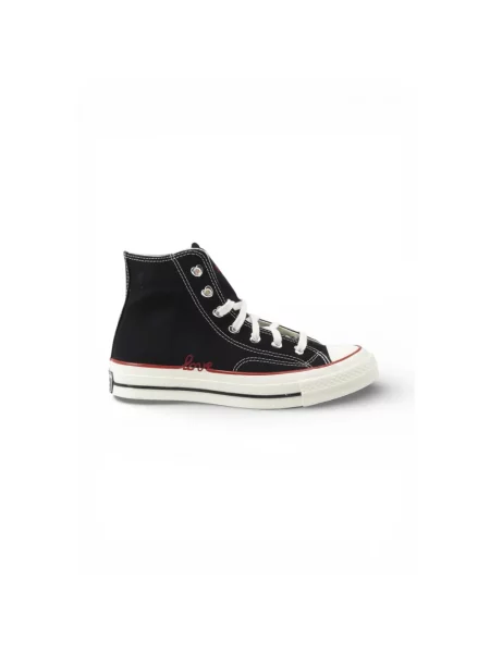 Lniane sneakersy Converse Chuck 70 czarne