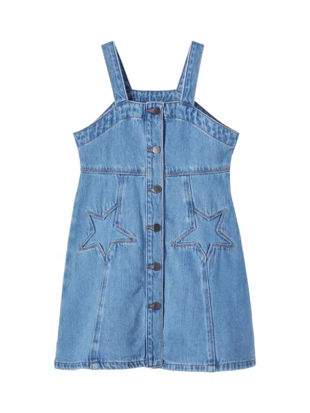 Gyerek denim ruha Stella Mccartney kék