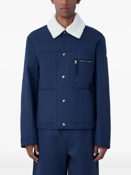 Geacă Moncler albastru