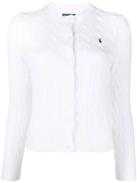 Cardigan Polo Ralph Lauren tricotate alb
