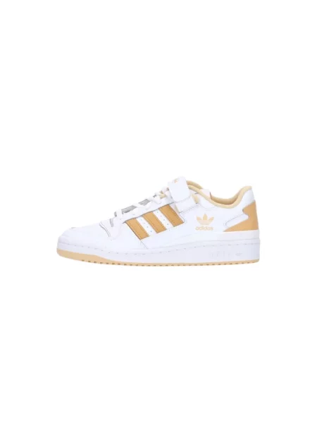 Sneakersy Adidas z bursztynem białe